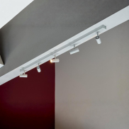 Nordlux Omari - spots en saillie - 12 x 118 cm - gradateur à 3 niveaux - 5 x 3,2W LED inclus - blanc