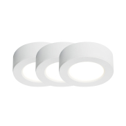 Nordlux Kitchenio - set de 3 - éclairage d'armoire - Ø 6,4 x 2,1 cm - 2W LED inclus - blanc
