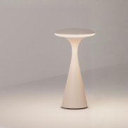 Nova Luce Grigio - lampe de table rechargeable pour extérieur - Ø 10,1 x 19,7 cm - IP54 - sablé
