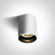ONE Light GU10 Dark Light - spot en saillie 1L - Ø 6,8 x 9,5 cm - blanc