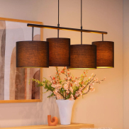Lucide Maya - lampe suspendue - 107 x 26 x 175 cm - noir