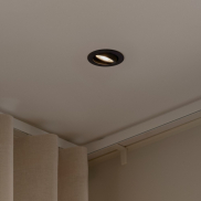 Nordlux Monolo 3-Kit - spot encastré - Ø 82 mm, Ø 68 mm taille d'encastrement - 3 niveaux de gradation - 4,8W LED inclus - noir