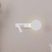 Nova Luce Noima - applique murale - 28,5 x 10 x 8,5 cm - 9W LED inclus - blanc sablé