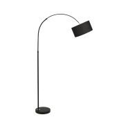 Nova Luce Sama - lampadaire - 90 x 180 cm - noir