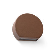 Faro Pill - applique murale - 10 x 3 x 8,5 cm - 4W LED inclus - IP54 - brun rouille
