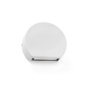 Faro Pill - applique murale - 10 x 3 x 8,5 cm - 4W LED inclus - IP54 - blanc givré