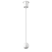 Artdelight Miami - suspension - Ø 10 x 218 cm - 10,8W dimmable LED inclus - blanc