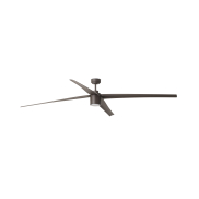 Faro Attos - ventilateur de plafond avec lumière et télécommande - Ø 213 cm - 18W LED dimmable inclus - brun