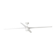 Faro Attos - ventilateur de plafond avec lumière et télécommande - Ø 213 cm - 18W LED dimmable inclus - blanc