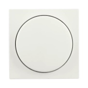 Ion Industries V1/J1 - plaque centrale avec un seul bouton variateur - blanc mat