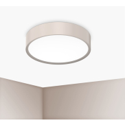 Century Italia Blanca Luxe - plafonnier - Ø 40 x 7 cm - 24W LED inclus - champagne