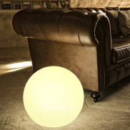 New Garden Buly 50 - boule lumineuse avec câble - Ø 50 x 44 cm - 7W LED inclus - citron vert translucide