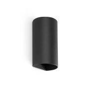 Faro Sole 2L - applique murale - 8 x 15,5 x 6,5 cm - noire