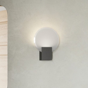 Nordlux Hester - applique murale - 20 x 9,25 x 25,5 cm - fonction Moodmaker à 3 niveaux - LED 9,5W inclus - IP44 - noir