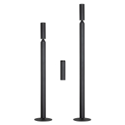 ETH Pencil - lampadaire - Ø 8 x 180 cm - noir