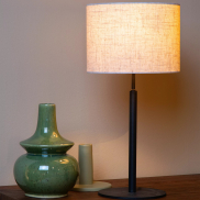 Lucide Maya - lampe à poser - Ø 26 x 50,5 cm - beige