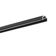 KLUS PIKO - O - profilé - Ø 1,05 cm - noir anodisé