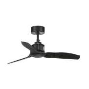 Faro Just Fan XS - ventilateur de plafond avec télécommande - Ø 81 cm - noir mat