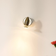 Lucide Caro 1 - spot en saillie - 9 x 13 x 9 cm - 5W LED inclus - chrome satiné