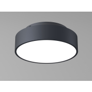 Artdelight Chicago - plafonnier - Ø 25 x 9 cm - 19,5W LED dimmable inclus - noir