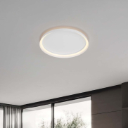 Nova Luce Ormi - plafonnier - Ø 60 x 7 cm - 48W dimmable LED inclus - blanc sablé