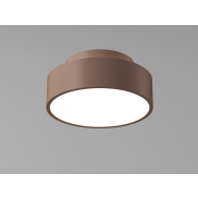 Artdelight Chicago - plafonnier - Ø 15 x 6,8 cm - 9,8W LED dimmable inclus - bronze brossé