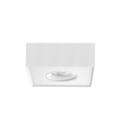 Artdelight Brooklyn1 - spot en saillie - 13,5 x 13,5 x 6 cm - 8W LED dimmable inclus - blanc