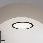 Nova Luce Perfect Profile Trimless - spot à encastrer avec télécommande (incl.) - Ø 640 mm, 625 mm encastré - 40W LED dimmable inclus - 2700K-6000K - noir