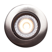 Nordlux Mixit Pro - spot encastré - Ø 85 mm, Ø 76 mm taille d'encastrement - IP23 - acier brossé