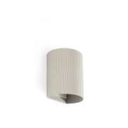 Faro Sole I - applique murale -  8 x 10 x 6,5 cm - gris