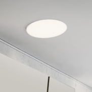 Nova Luce Perfect Profile Trimless - spot encastré - Ø 600 mm, 670 mm encastré - 40W LED dimmable inclus - 3000K - blanc