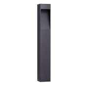 Nova Luce Maddi - lampe de jardin - 8,5 x 60 x 7,5 cm - 7W LED inclus - IP65 - noir sablé