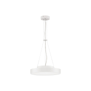 Nova Luce Perfect Profile - lampe suspendue sur télécommande - Ø 40 x 120 cm - 24W LED dimmable inclus - 2700K-6000K - blanc