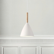 Design for the People Pure 20 - lampe suspendue - Ø 20 x 344 cm - blanc et brun