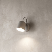 Design for the People Angle GU10 - applique murale avec interrupteur et port USB - 11 x 17 x 19,1 cm - gris
