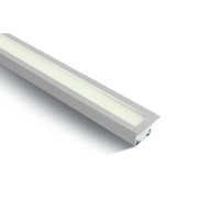 ONE Light UGR19 Profils linéaires LED encastrés - plafonniers encastrés - 121 x 5 x 5,5 cm - 40W LED inclus - blanc - couleur de lumière blanche