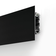KLUS Plakin Duo - Profilé LED - 11 x 2,23 cm - noir