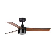 Faro Rudder Tek 3 S - ventilateur de plafond avec lumière - Ø 106 cm - noir mat - 3000K