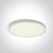 ONE Light Plafo - plafonnier - Ø 30 x 2,5 cm - 24W LED inclus - blanc