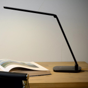 Lucide Vario - lampe de table - 51,5 x 13,5 x 39,4 cm - 8W LED dimmable inclus - noir