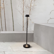 Nova Luce Arion - lampe de jardin - Ø 11 x 50 cm - 4W LED inclus - IP65 - anthracite foncé