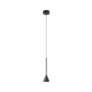 Faro Anna - lampe suspendue - Ø 7,2 x 26,6 cm - 4W LED inclus - noire