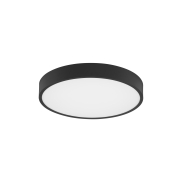 Nova Luce Perfect Profile - plafonnier - Ø 40 x 10 cm - 24W LED dimmable inclus - noir