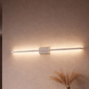 Nova Luce Azure - applique murale - 6,9 x 11,8 x 120,5 cm - 28,5W LED inclus - blanc sable
