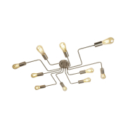Searchlight Circuit - plafonnier - 82 x 52 x 12 cm - argent satiné