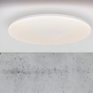 Nordlux Vic - plafonnier - Ø 35 x 4 cm - 32W LED inclus - IP21 - blanc - couleur de lumière blanche (4000K)