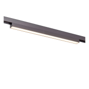 Lucide Linial Glyx - système de rail magnétique - spot sur rail - 30,2 x 1,9 x 2,7 cm - LED 11W incluse - Fonction de gradation et couleur de lumière réglable via l'application - noir chrome mat