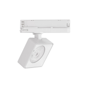 Nova Luce Roler - Spot sur rail triphasé - 9,5 x 9,5 x 15,5 cm - 20W LED inclus - blanc sable