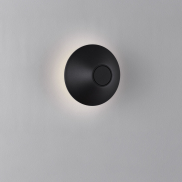 Nova Luce Alux - applique murale extérieure - Ø 16 x 11,5 cm - 11W LED inclus - IP54 - noir sablé