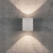 Nordlux Canto Kubi 2 - applique murale extérieure - 8,7 x 10,4 cm - 2 x 6W LED inclus - IP44 - blanc